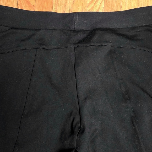 NWT DAVID LERNER BLACK SLIM FIT TROUSERS (SZ M) STRETCH FABRIC - Picture 2 of 4